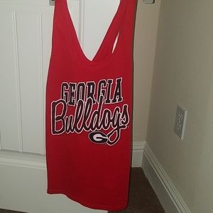 Georgia Bulldog Criss Cross Tank M